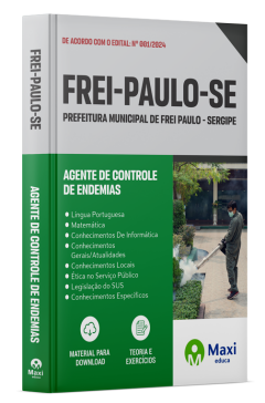 Apostila Prefeitura de Frei Paulo - SE - 2024