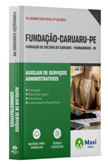 Apostila Fundação de Cultura de Caruaru - PE - 2024