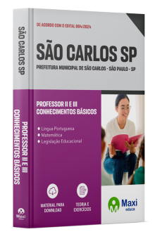 Apostila Prefeitura de São Carlos - SP - 2024