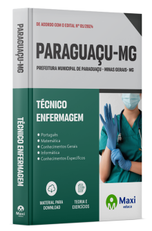 Apostila Prefeitura de Paraguaçu - MG 2024