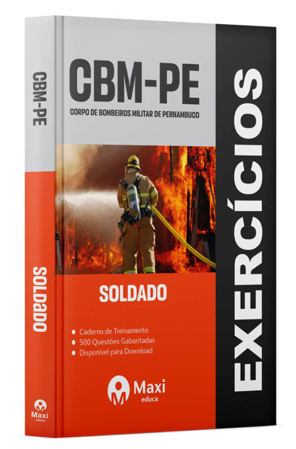 - Caderno de Questões CBM-PE - 2023 500 questões gabaritadas - Praticando - Soldado