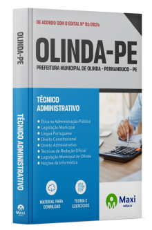 Apostila Prefeitura de Olinda - PE - 2024