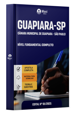 Apostila Câmara De Guapiara-SP 2025