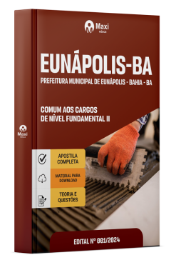 Apostila Prefeitura de Eunápolis - BA - 2024