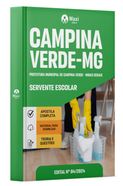 Apostila Prefeitura de Campina Verde-MG 2025