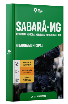 Apostila Prefeitura de Sabará - MG - 2024