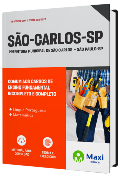 Apostila Prefeitura  de São Carlos - SP - 2023