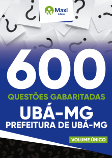 Questões Gabaritadas para Prefeitura de Ubá-MG