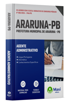 Apostila Prefeitura de Araruna - PB - 2024