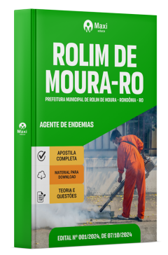 Apostila Prefeitura de Rolim de Moura-RO 2024