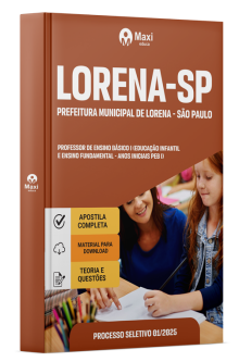 Apostila Prefeitura de Lorena-SP 2025