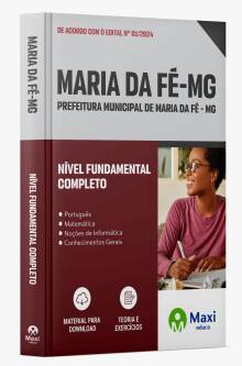 Apostila Prefeitura de Maria da Fé - MG - 2024