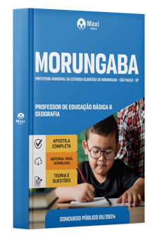 Apostila Prefeitura de Morungaba-SP 2024