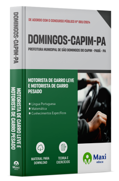 Apostila Prefeitura de São Domingos do Capim - PA - 2024