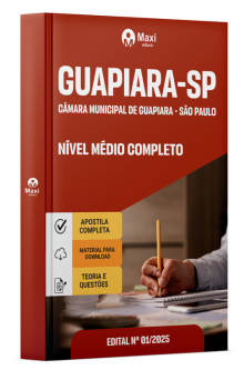 Apostila Câmara De Guapiara-SP 2025