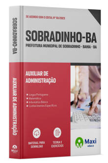 Apostila Prefeitura de Sobradinho - BA - 2023