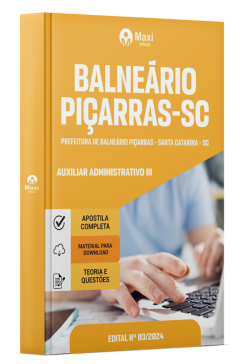 Apostila Prefeitura de Balneário Piçarras-SC 2024