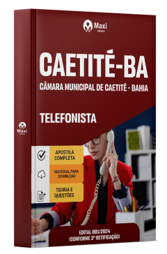 Apostila Câmara de Caetité-BA 2025