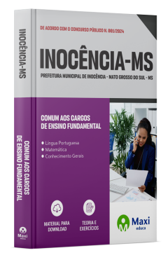 Apostila Prefeitura de Inocência-MS 2024