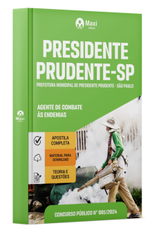 Apostila Prefeitura de Presidente Prudente - SP - 2024