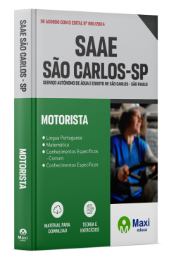 Apostila SAAE São Carlos-SP 2024