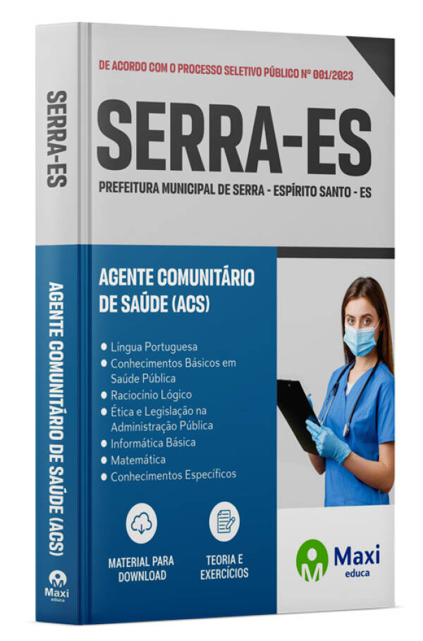 - Apostila Prefeitura de Serra - ES - 2023 Agente Comunitário de Saúde (ACS)