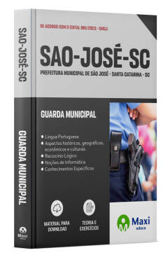 Apostila Prefeitura de São José - SC - 2024