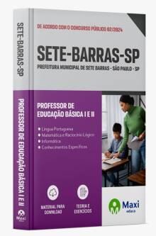 Apostila Prefeitura de Sete Barras - SP - 2024