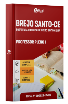 Apostila Prefeitura de Brejo Santo-CE 2024