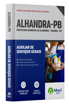 Apostila Prefeitura de Alhandra - PB - 2024