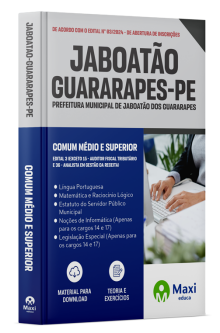 Apostila Prefeitura de Jaboatão dos Guararapes - PE - 2024