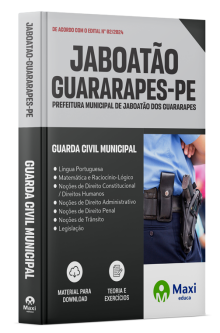 Apostila Prefeitura de Jaboatão dos Guararapes - PE - 2024
