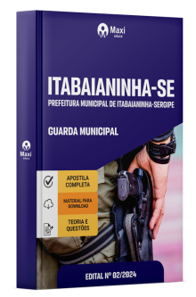 Apostila Prefeitura de Itabaianinha-SE 2024