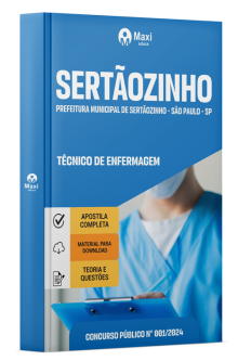 Apostila Sertãozinho Saúde-SP 2024