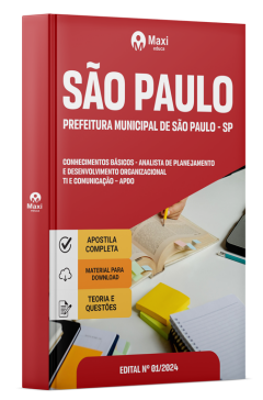 Apostila Prefeitura Municipal de São Paulo - SP 2025