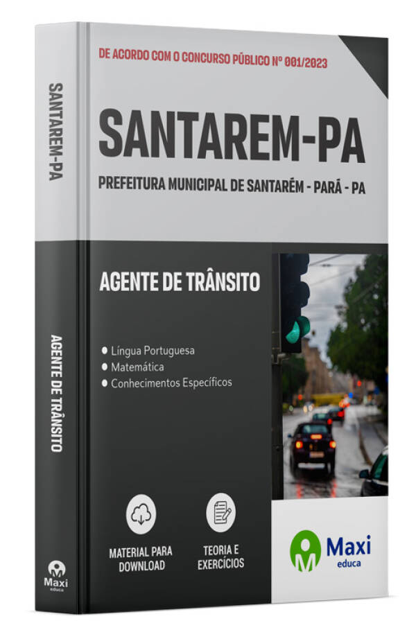 - Apostila Prefeitura de Santarém-PA 2023 Agente de Trânsito