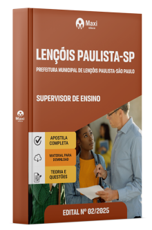 Apostila Prefeitura de Lençóis Paulista-SP 2025