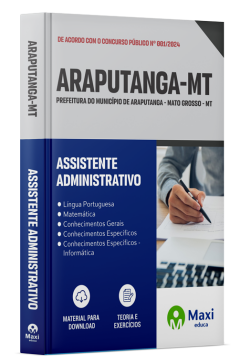 Apostila Prefeitura de Araputanga-MT 2024