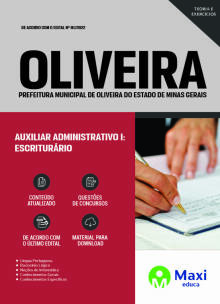 Apostila Prefeitura de Oliveira-MG 2022