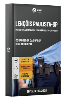 Apostila Prefeitura de Lençóis Paulista-SP 2025