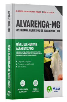 Apostila Apostila Prefeitura de Alvarenga - MG - 2024