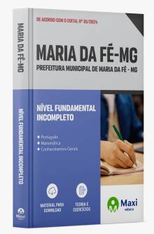 Apostila Prefeitura de Maria da Fé - MG - 2024