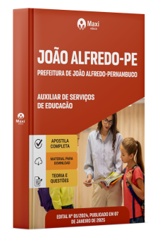 Apostila Prefeitura de João Alfredo - PE 2025