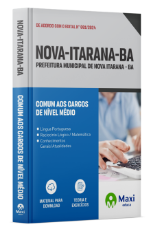 Apostila Prefeitura de Nova Itarana - BA - 2024