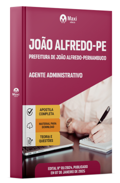 Apostila Prefeitura de João Alfredo - PE 2025