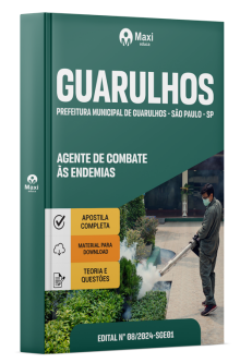 Apostila Prefeitura de Guarulhos-SP 2024