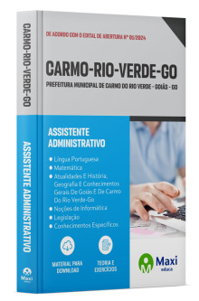 Apostila Prefeitura de Carmo do Rio Verde - GO - 2024