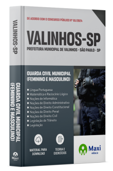 Apostila Prefeitura de Valinhos - SP - 2024