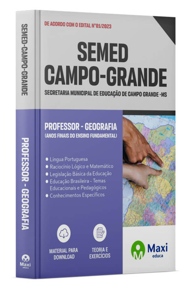 - Apostila SEMED Campo Grande - MS - 2023 Professor - Geografia (Anos Finais do Ensino Fundamental)