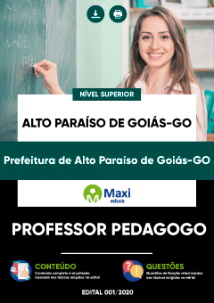 Apostila Prefeitura de Alto Paraíso de Goiás-GO